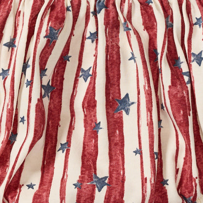Stars & Stripes Baby Girl Bubble Romper